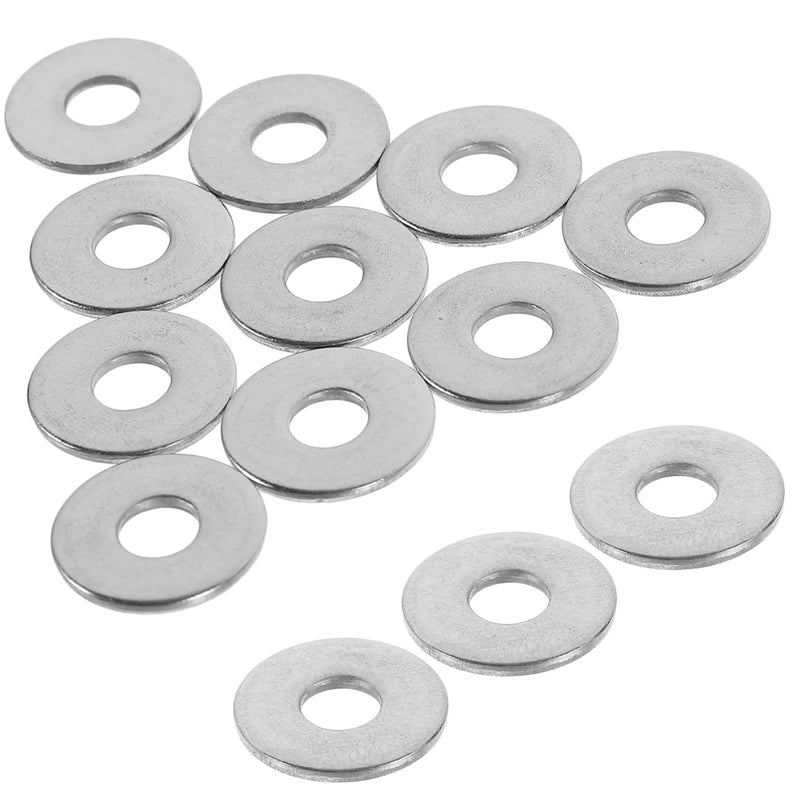 50Pcs Stainless Steel Flat Washers 10mm for DIY Automotive Repair Furniture - Image 1